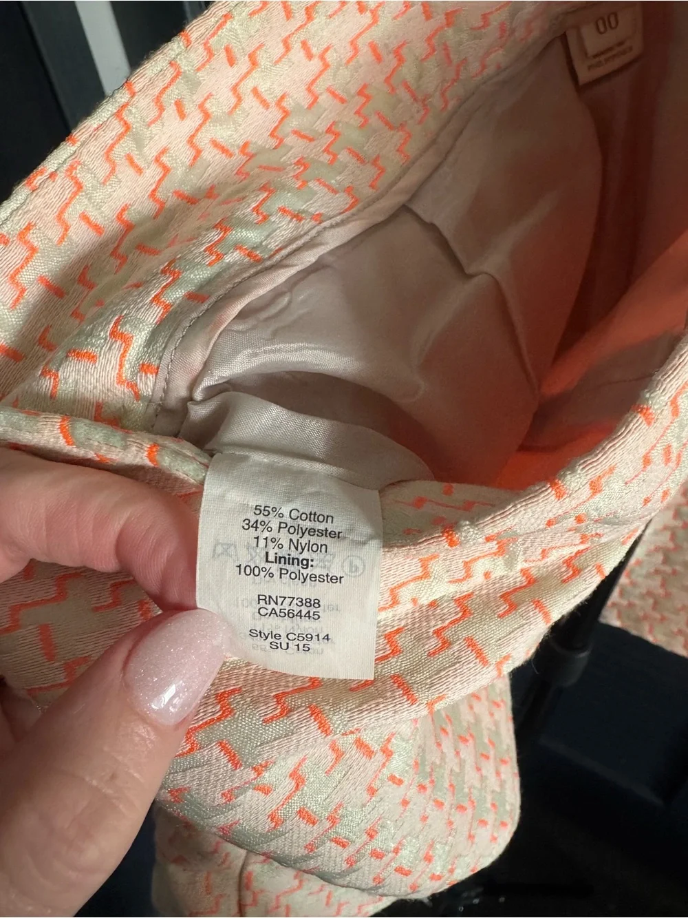 J.Crew Embroidered Textured Shorts Size 00